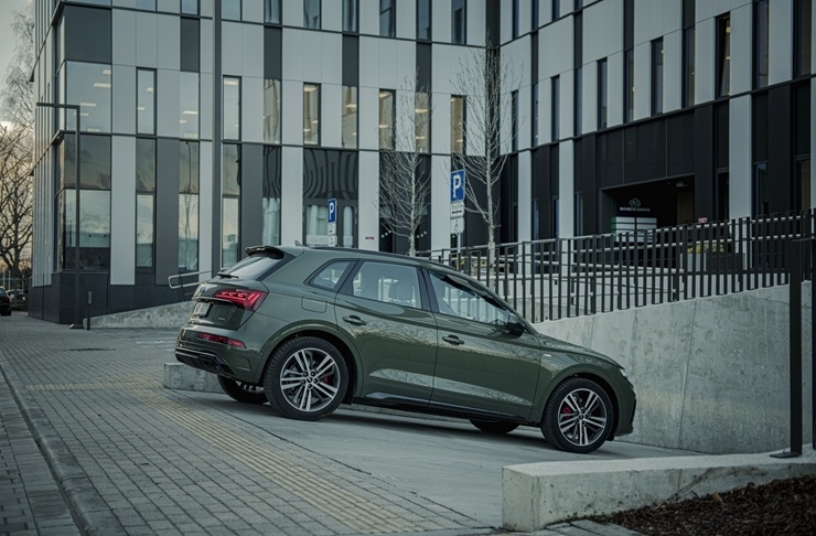 Iepazīstna ar modernizēto «Audi Q5». Foto: Moller.lv 294849