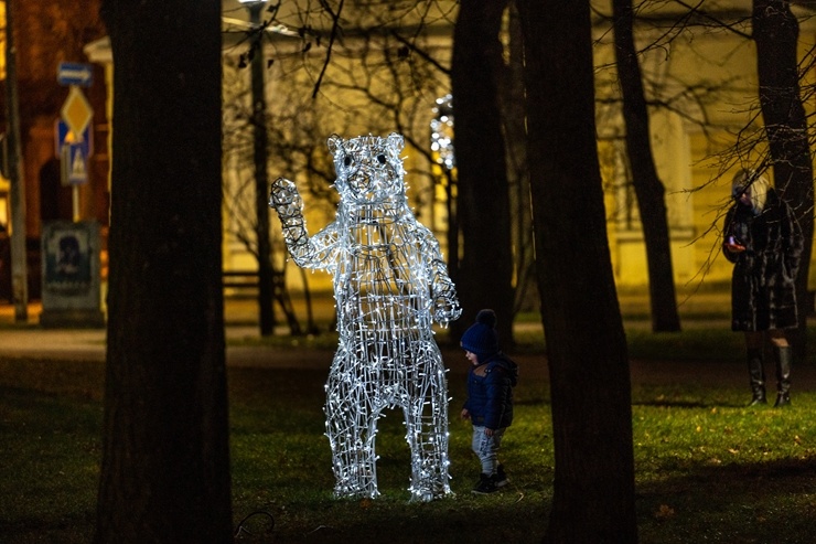 Košā Daugavpils ietērpjas svētku rotā. Foto: Daugavpils.lv 295398