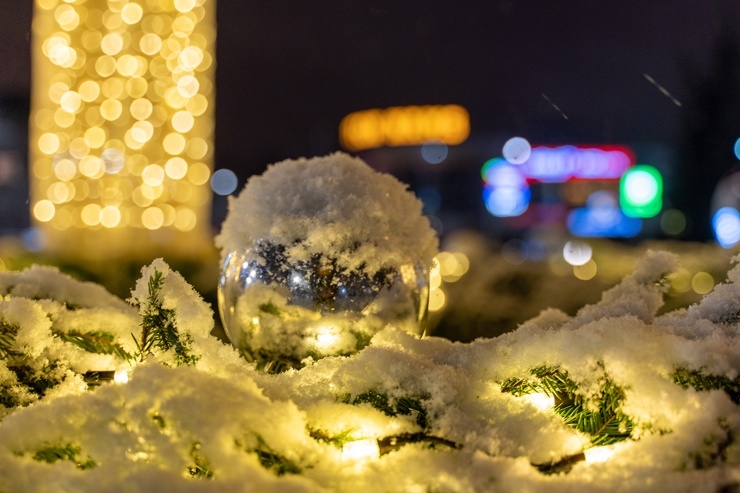 Košā Daugavpils ietērpjas svētku rotā. Foto: Daugavpils.lv 295404