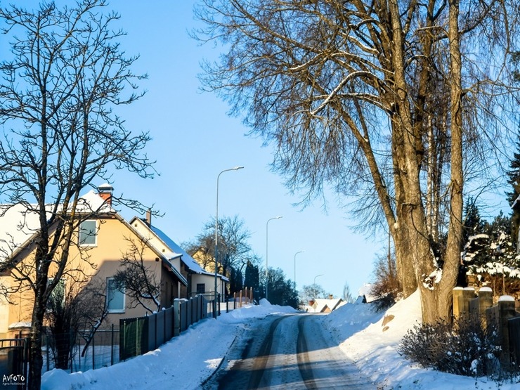 Madona ieslīgst ziemas apskāvienos. Foto: Madona.lv 297629