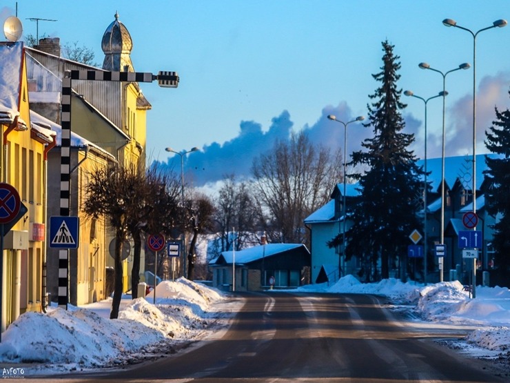 Madona ieslīgst ziemas apskāvienos. Foto: Madona.lv 297633