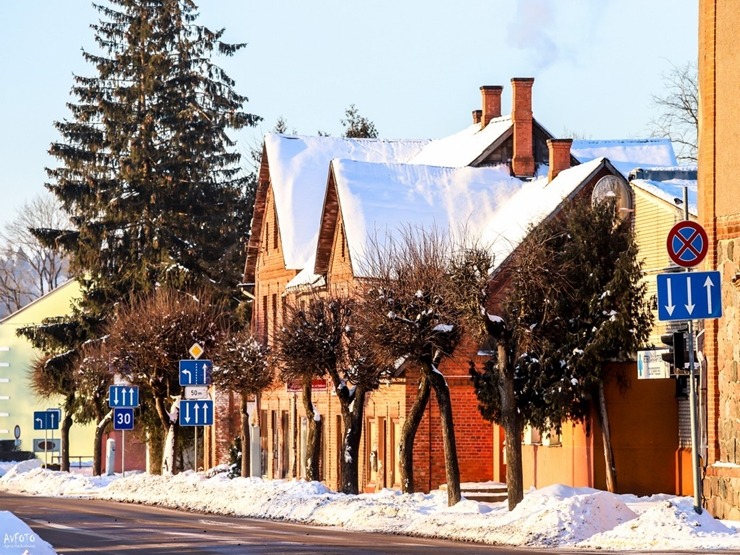Madona ieslīgst ziemas apskāvienos. Foto: Madona.lv 297644