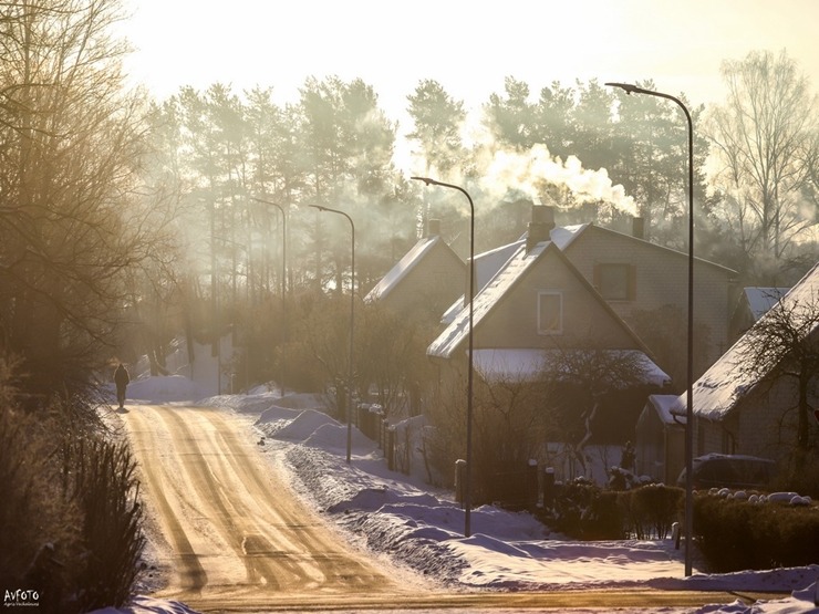 Madona ieslīgst ziemas apskāvienos. Foto: Madona.lv 297620