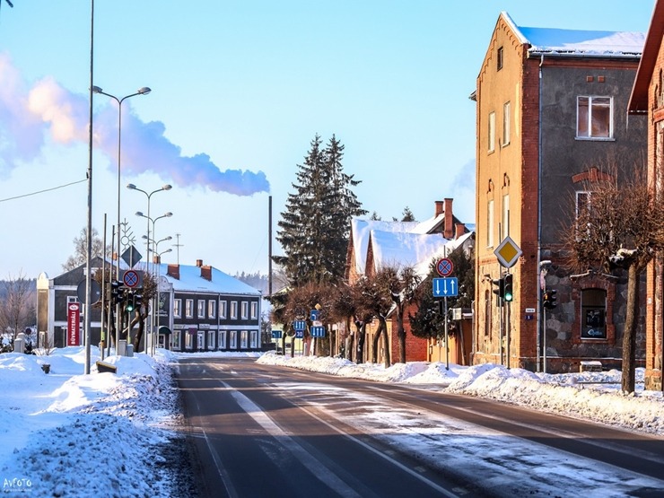 Madona ieslīgst ziemas apskāvienos. Foto: Madona.lv 297656