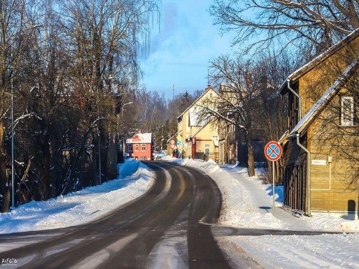 Madona ieslīgst ziemas apskāvienos. Foto: Madona.lv 297622