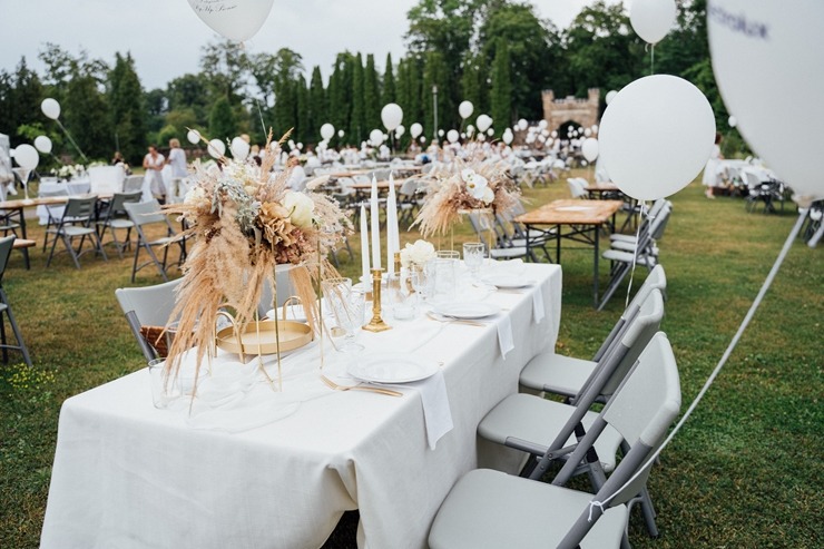 Baltais pikniks šovasar aizvadīts Siguldas pils parkā 304812