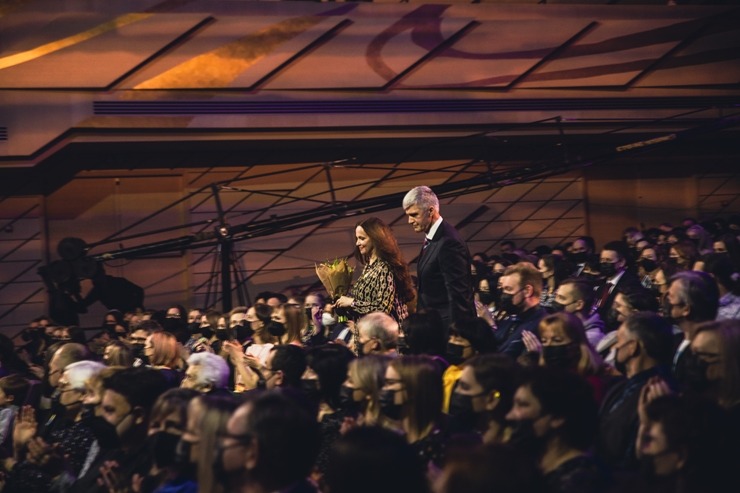 Latgaliešu kultūras gada balva «Boņuks 2021» tiek pasniegta Latgales vēstniecībā «GORS». Foto: Dagnija Bernāne Latgaliešu kultūras gada balva «Boņuks 2021» tiek pasniegta Latgales vēstniecībā «GORS». Foto: Dagnija Bernāne 314612