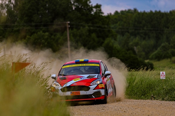 Par Tet Rally Liepāja uzvarētāju pirmoreiz kļūst Mārtiņš Sesks un Renārs Francis. Foto: Gatis Smudzis 319695