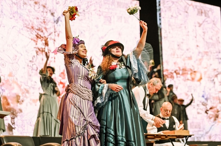 Opermūzikas svētki: Dž. Pučīni operas «Bohēma» oriģināliestudējums Siguldas pilsdrupu estrādē. Foto: : Ginta Zīverte Opermūzikas svētki: Dž. Pučīni operas «Bohēma» oriģināliestudējums Siguldas pilsdrupu estrādē. Foto: : Ginta Zīverte 321066