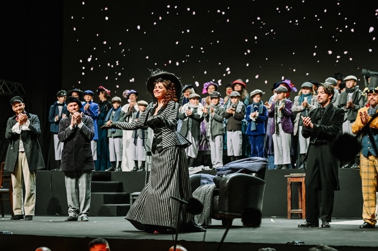 Opermūzikas svētki: Dž. Pučīni operas «Bohēma» oriģināliestudējums Siguldas pilsdrupu estrādē. Foto: : Ginta Zīverte Opermūzikas svētki: Dž. Pučīni operas «Bohēma» oriģināliestudējums Siguldas pilsdrupu estrādē. Foto: : Ginta Zīverte 321075