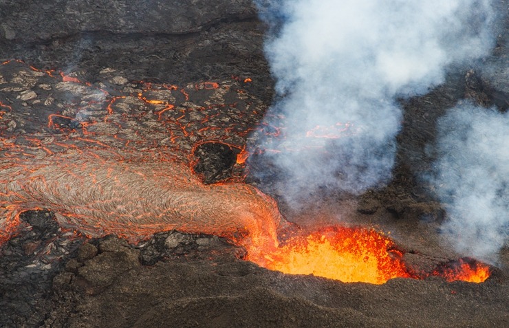 Eksluzīva fotogalerija: Islandes Fagradalsfjadla vulkāna izvirdums tuvplānā. Foto: Priekapuisis 322237