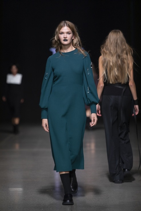 Rīgas modes nedēļā «Riga Fashion Week 2022» prezentējas «Iveta Vecmane» no Latvijas. Foto: Mark Litvyakov Rīgas modes nedēļā «Riga Fashion Week 2022» prezentējas «Iveta Vecmane» no Latvijas. Foto: Mark Litvyakov 326495