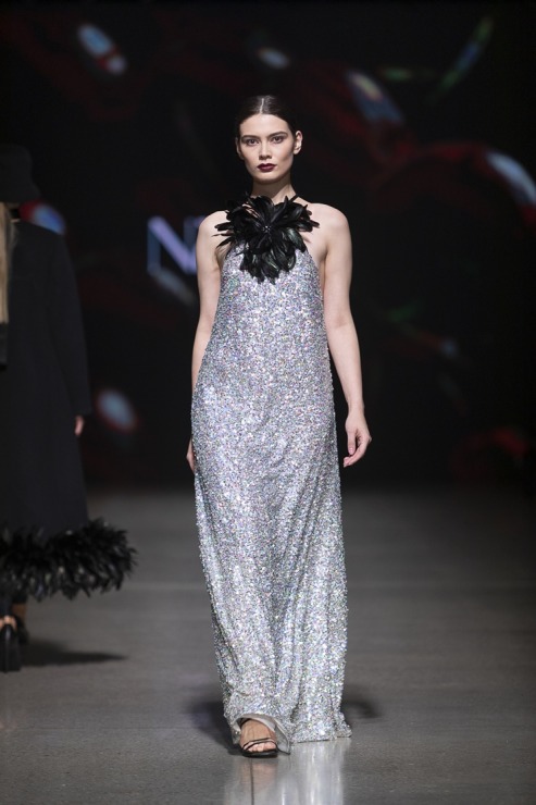 Rīgas modes nedēļā «Riga Fashion Week 2022» prezentējas «Nolo» no Latvijas. Foto: Mark Litvyakov Rīgas modes nedēļā «Riga Fashion Week 2022» prezentējas «Nolo» no Latvijas. Foto: Mark Litvyakov 326547