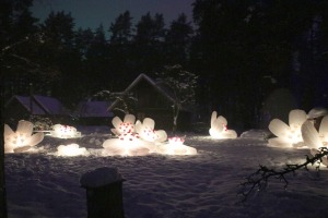 Latvijas Etnogrāfiskajā brīvdabas muzejā atklāts muzikāls «Ziemas gaismas dārzs» 26