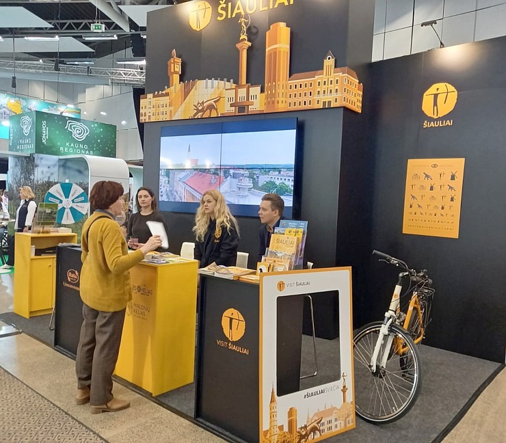 Viļņā notiek Lietuvas tūrisma izstāde «Adventur 2023». Foto: Līga Kondrāte 332190