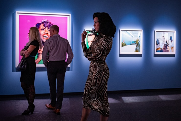 Mākslinieka Mailza Oldridža izstādes atklāšana muzejā «Fotografiska» Tallinā. Foto: Siim Loog 335447