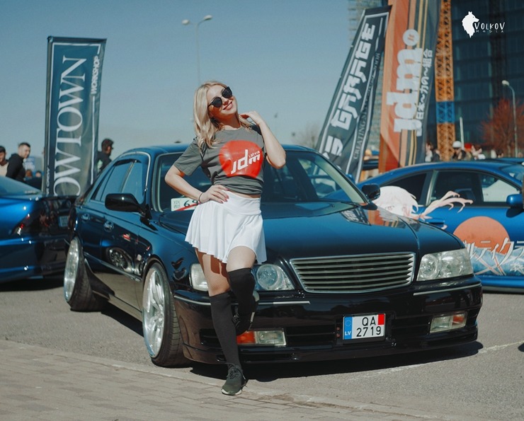 Japāņu automašīnu saietā «Japfest Riga» pulcējas 250 spēkratu īpašnieki no Baltijas. Foto: Sergejs Volkovs 335493