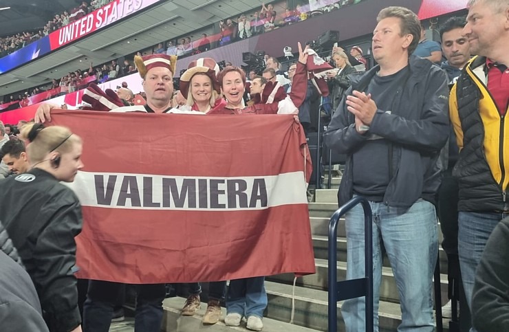 Latvieši svin bronzu un kronē Tamperi par Latvijas galvaspilsētu. Foto: Aivars Borovkovs 336906