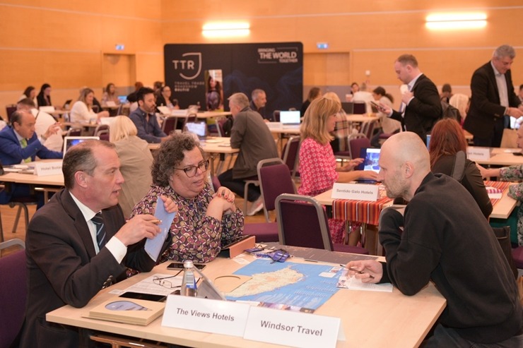 Starptautiskā tūrisma kontaktbirža «TTR Baltic» notiek «Radisson Blu Latvija Conference & Spa Hotel». Foto: Kaspars Garda Starptautiskā tūrisma kontaktbirža «TTR Baltic» notiek «Radisson Blu Latvija Conference & Spa Hotel». Foto: Kaspars Garda 337029
