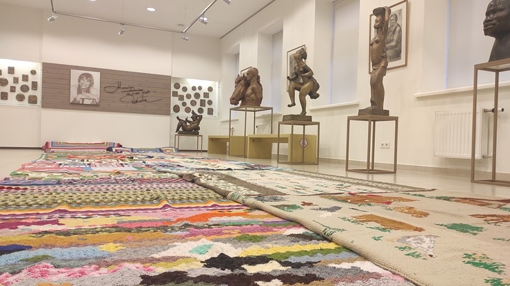 Slutišķos Tautas mākslas festivālā «Augšdaugava 2023» atklāj Lielā Augšdaugavas musturdeķa tiltu. Foto: Inese Minova Slutišķos Tautas mākslas festivālā «Augšdaugava 2023» atklāj Lielā Augšdaugavas musturdeķa tiltu. Foto: Inese Minova 337650