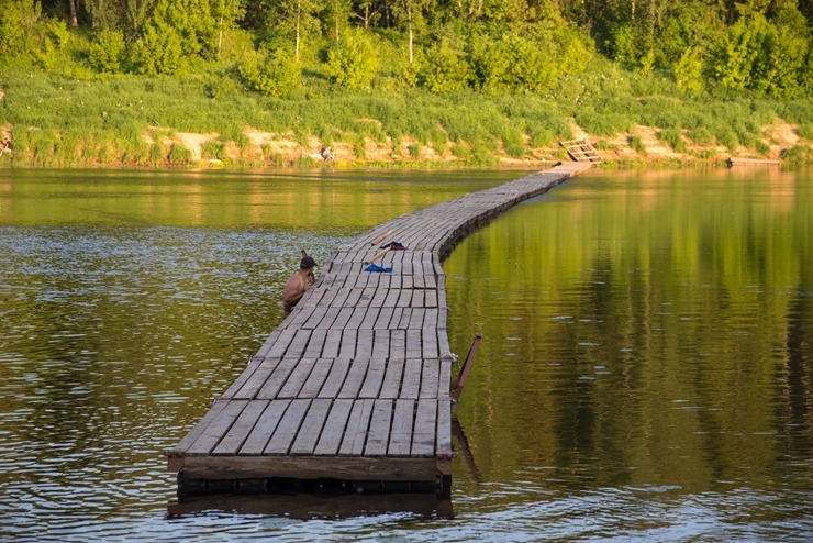 Slutišķos Tautas mākslas festivālā «Augšdaugava 2023» atklāj Lielā Augšdaugavas musturdeķa tiltu. Foto: Inese Minova Slutišķos Tautas mākslas festivālā «Augšdaugava 2023» atklāj Lielā Augšdaugavas musturdeķa tiltu. Foto: Inese Minova 337653