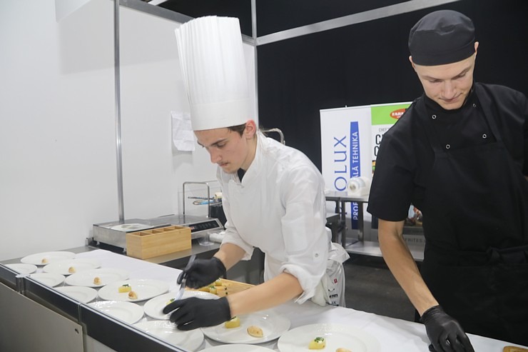 Latvijas talantīgākie šefpavāri sacenšas par tiesībām doties uz «Bocuse dOr» sacensībām 343266