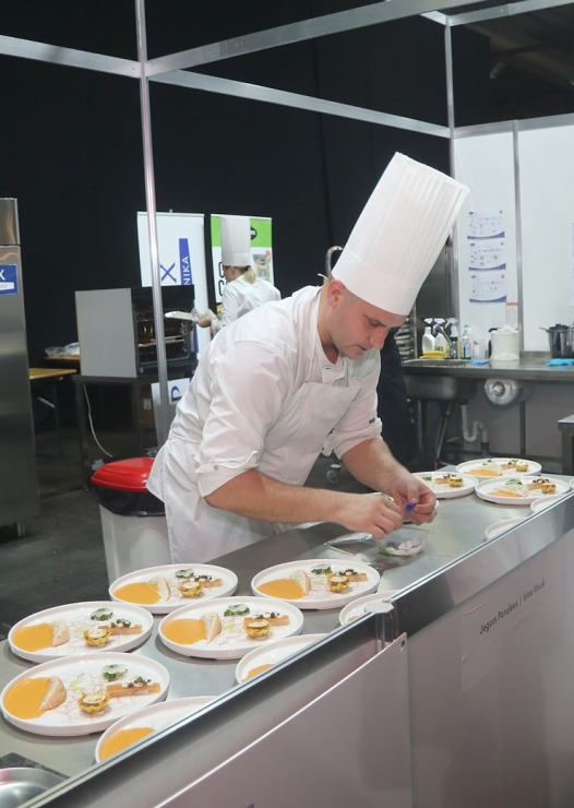 Latvijas talantīgākie šefpavāri sacenšas par tiesībām doties uz «Bocuse dOr» sacensībām 343279