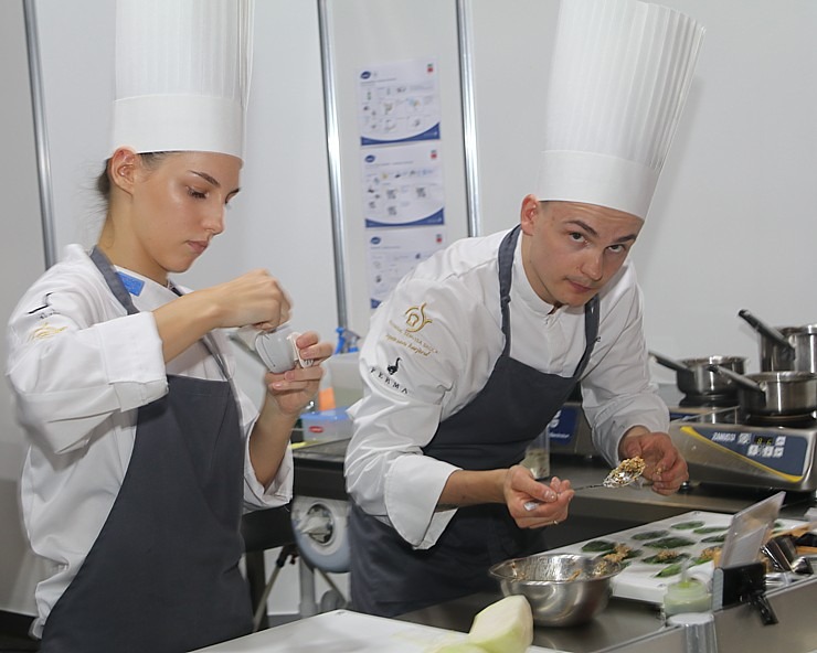 Latvijas talantīgākie šefpavāri sacenšas par tiesībām doties uz «Bocuse dOr» sacensībām 343262