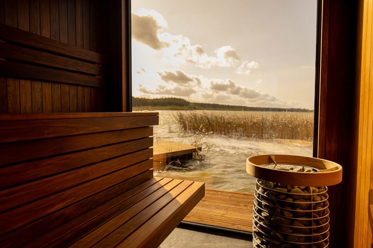 Pie gleznaina ezera Zemgalē atklāj romantiskas naktsmītnes – «Zebrus resort». Foto: Zebrus resort 344278
