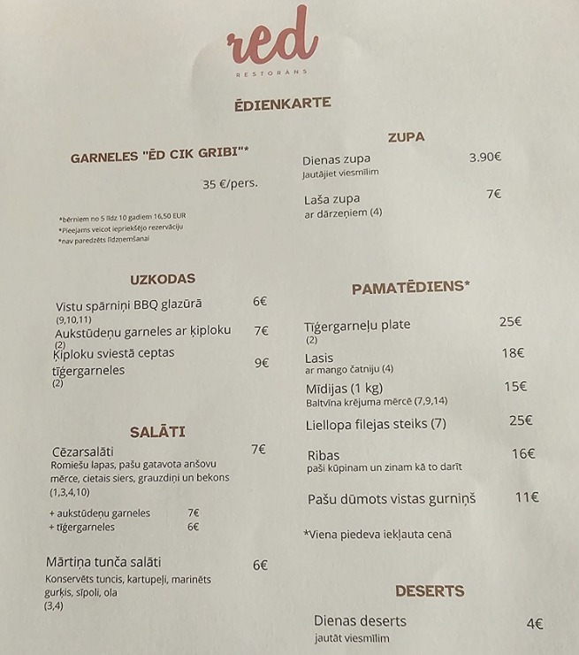 Rīgas Tallinas ielas kvartālā atvēries jauns restorāns «RED», kur garneles var ēst, cik lien vēderā Rīgas Tallinas ielas kvartālā atvēries jauns restorāns «RED», kur garneles var ēst, cik lien vēderā 346723