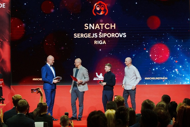 Slavenais gardēžu ceļvedis «Michelin Guide» svinīgā ceremonijā nosaka labākos Latvijas restorānus. Foto: Rojs Maizītis 346776