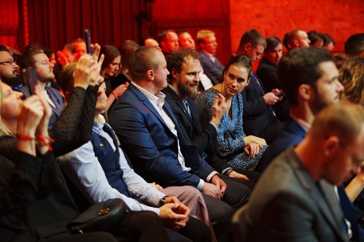 Slavenais gardēžu ceļvedis «Michelin Guide» svinīgā ceremonijā nosaka labākos Latvijas restorānus. Foto: Rojs Maizītis 346741