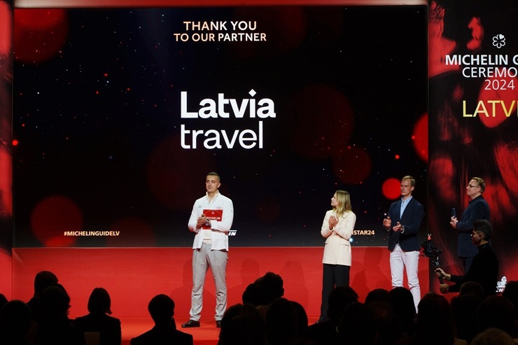 Slavenais gardēžu ceļvedis «Michelin Guide» svinīgā ceremonijā nosaka labākos Latvijas restorānus. Foto: Rojs Maizītis 346811