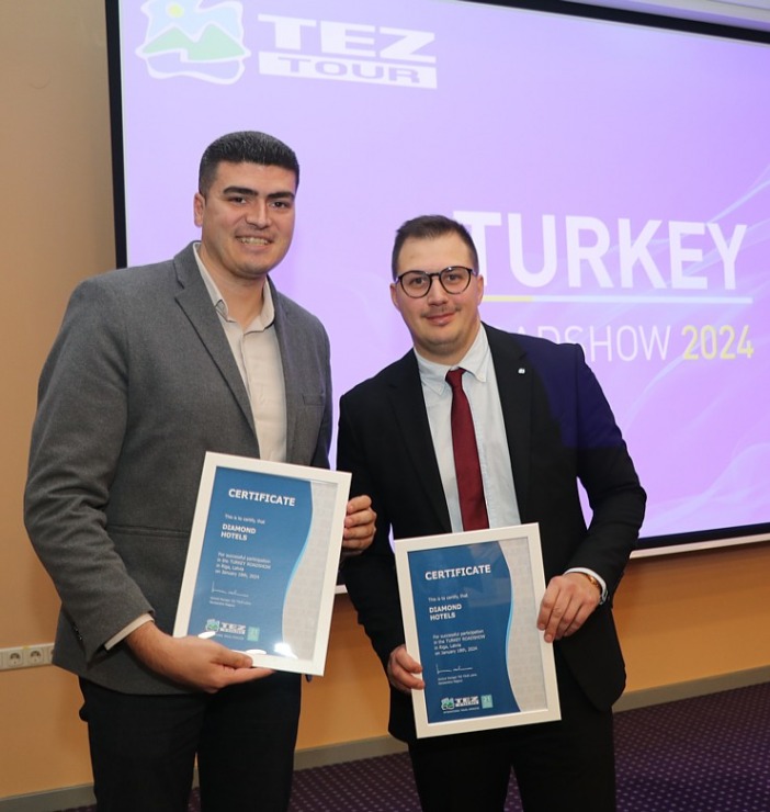 Tūroperators «Tez Tour Latvija» rīko izzinošu «Turkey Roadshow 2024» Latvijas ceļojumu konsultantiem Tūroperators «Tez Tour Latvija» rīko izzinošu «Turkey Roadshow 2024» Latvijas ceļojumu konsultantiem 349051