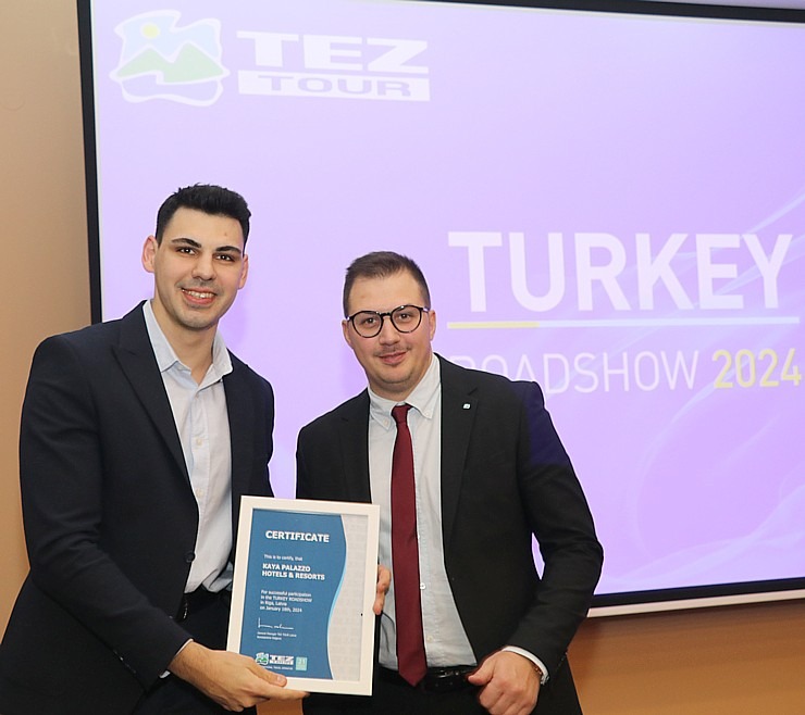 Tūroperators «Tez Tour Latvija» rīko izzinošu «Turkey Roadshow 2024» Latvijas ceļojumu konsultantiem Tūroperators «Tez Tour Latvija» rīko izzinošu «Turkey Roadshow 2024» Latvijas ceļojumu konsultantiem 349053