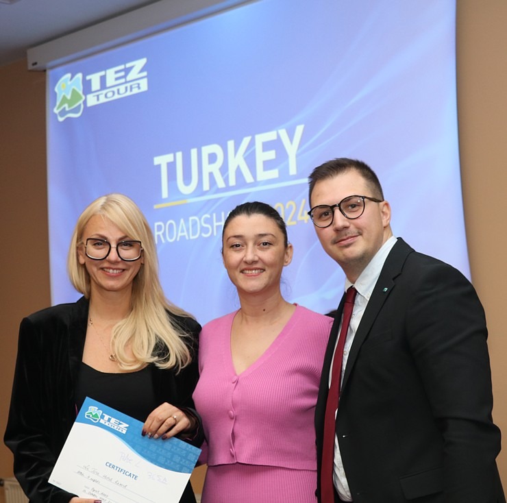 Tūroperators «Tez Tour Latvija» rīko izzinošu «Turkey Roadshow 2024» Latvijas ceļojumu konsultantiem Tūroperators «Tez Tour Latvija» rīko izzinošu «Turkey Roadshow 2024» Latvijas ceļojumu konsultantiem 349075