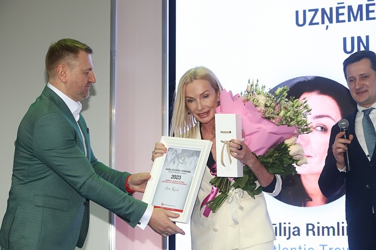 «GADA CILVĒKS TŪRISMĀ 2023» laureāti tiek apbalvoti tūrisma izstādē «Balttour 2024» 349727