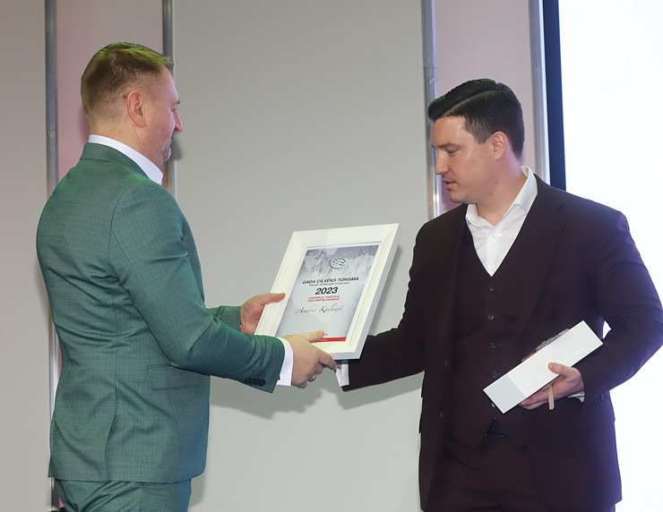 «GADA CILVĒKS TŪRISMĀ 2023» laureāti tiek apbalvoti tūrisma izstādē «Balttour 2024» 349720