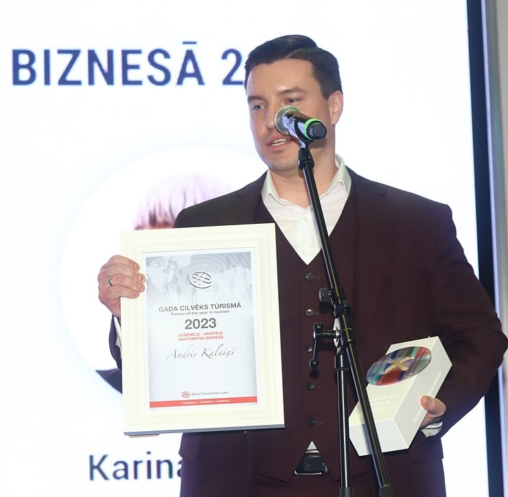 «GADA CILVĒKS TŪRISMĀ 2023» laureāti tiek apbalvoti tūrisma izstādē «Balttour 2024» 349721