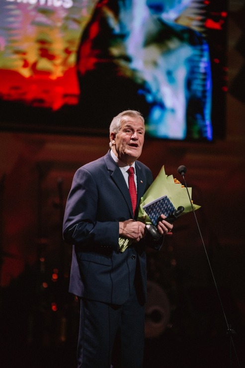 Skati latgaliešu kultūras gada balvas «Boņuks 2023» pasniegšanu. Foto: Dagnija Bernāne / Latgales vēstniecība GORS Skati latgaliešu kultūras gada balvas «Boņuks 2023» pasniegšanu. Foto: Dagnija Bernāne / Latgales vēstniecība GORS 350510