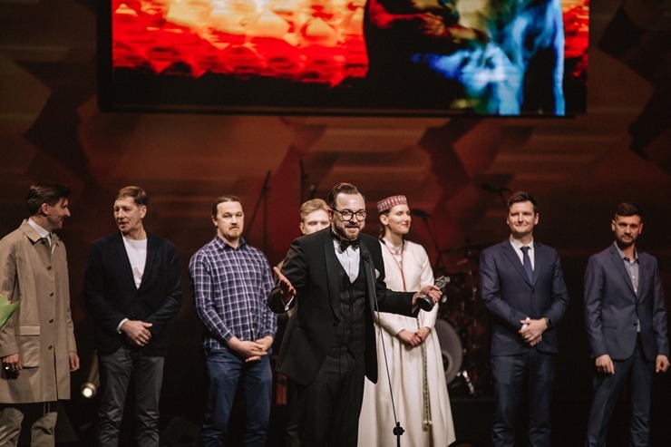 Skati latgaliešu kultūras gada balvas «Boņuks 2023» pasniegšanu. Foto: Dagnija Bernāne / Latgales vēstniecība GORS Skati latgaliešu kultūras gada balvas «Boņuks 2023» pasniegšanu. Foto: Dagnija Bernāne / Latgales vēstniecība GORS 350479