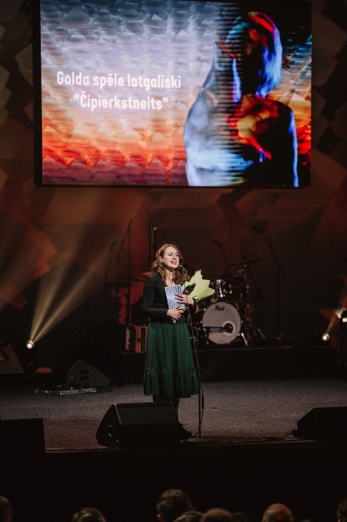 Skati latgaliešu kultūras gada balvas «Boņuks 2023» pasniegšanu. Foto: Dagnija Bernāne / Latgales vēstniecība GORS Skati latgaliešu kultūras gada balvas «Boņuks 2023» pasniegšanu. Foto: Dagnija Bernāne / Latgales vēstniecība GORS 350482