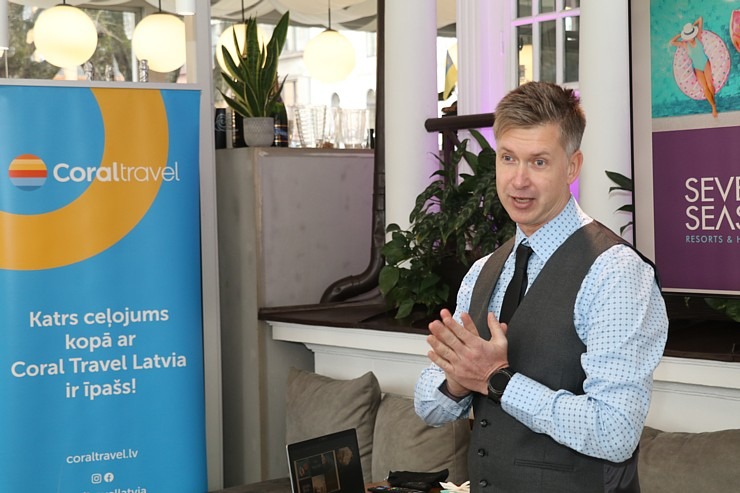 «Coral Travel Latvia» sadarbībā grupas viesnīcām sarīko bagātīgas brokastis Latvijas tūrisma firmām «Coral Travel Latvia» sadarbībā grupas viesnīcām sarīko bagātīgas brokastis Latvijas tūrisma firmām 350881