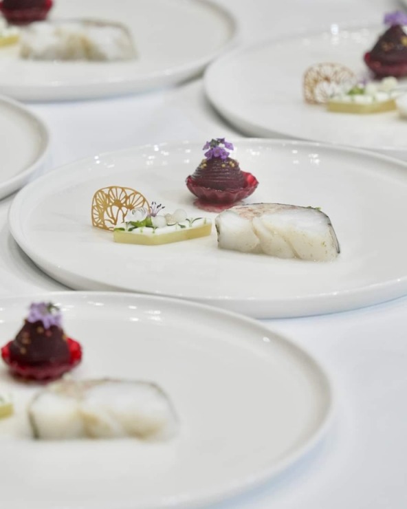 Latvijas pavāru komanda izcīnīja 12. vietu starp labākajām Eiropas un Pasaules komandām Tronheimā Norvēģijā. Foto: Latvijas Pavāru klubs un Bocuse d’O Latvijas pavāru komanda izcīnīja 12. vietu starp labākajām Eiropas un Pasaules komandām Tronheimā Norvēģijā. Foto: Latvijas Pavāru klubs un Bocuse d’O 351310