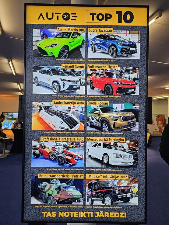 Ķīpsalā pulcējas auto fani uz starptautisko autoindustrijas izstādi «Auto 2024» 352543