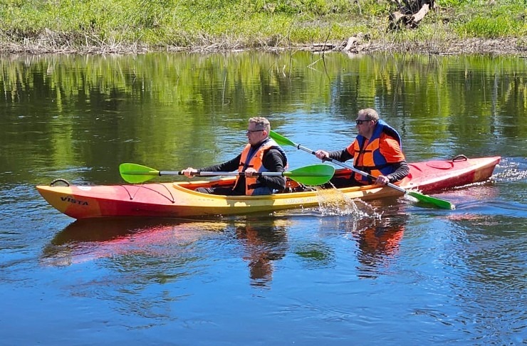 Višķos pulcējas uz ilggadējo Augšdaugavas novada tūrisma triatlonu. Foto: visitdaugavpils.lv 353684