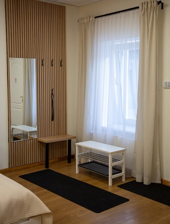 Latgales Krāslavā ceļotājus uzņem jauna, neliela un mūsdienīga naktsmītne «ApartHotelRitms». Foto: Oksana Mateja. Rezervācijas: +371 28348778 Latgales Krāslavā ceļotājus uzņem jauna, neliela un mūsdienīga naktsmītne «ApartHotelRitms». Foto: Oksana Mateja. Rezervācijas: +371 28348778 355220