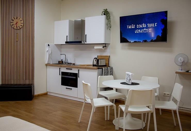 Latgales Krāslavā ceļotājus uzņem jauna, neliela un mūsdienīga naktsmītne «ApartHotelRitms». Foto: Oksana Mateja. Rezervācijas: +371 28348778 355214