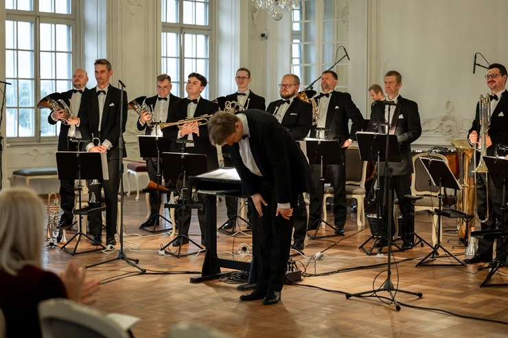 Rundāles pils atkal atdzīvojās mūzikas skaņās. Foto: Jānis Vecbrālis 360477