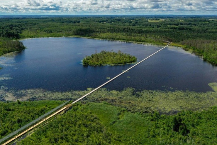 Baltkrievijas robežas infrastruktūras izbūve sauszemes posmos tuvojas noslēgumam. Foto: vni.lv 364437